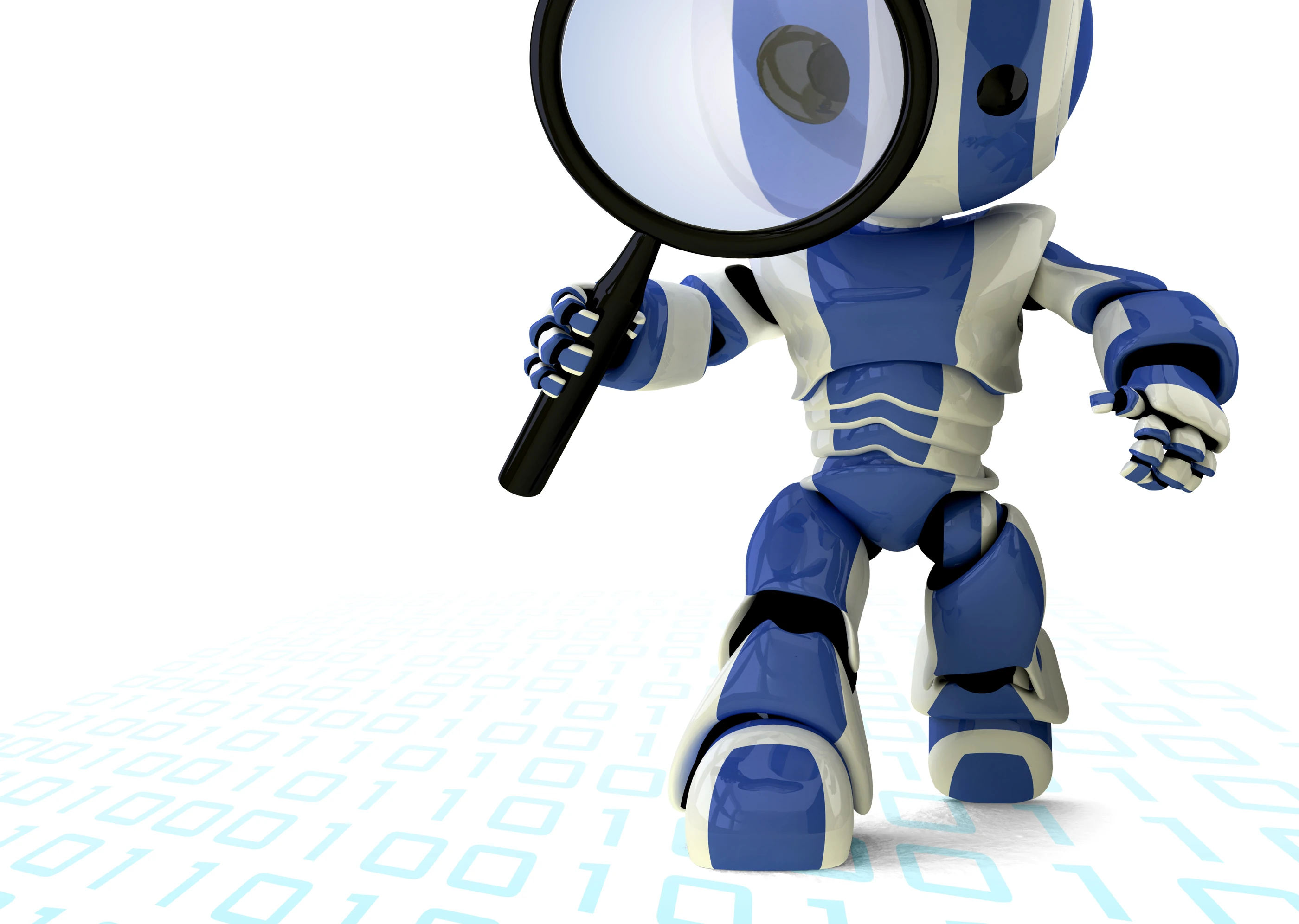 Robot Webcrawler Searching a Website…