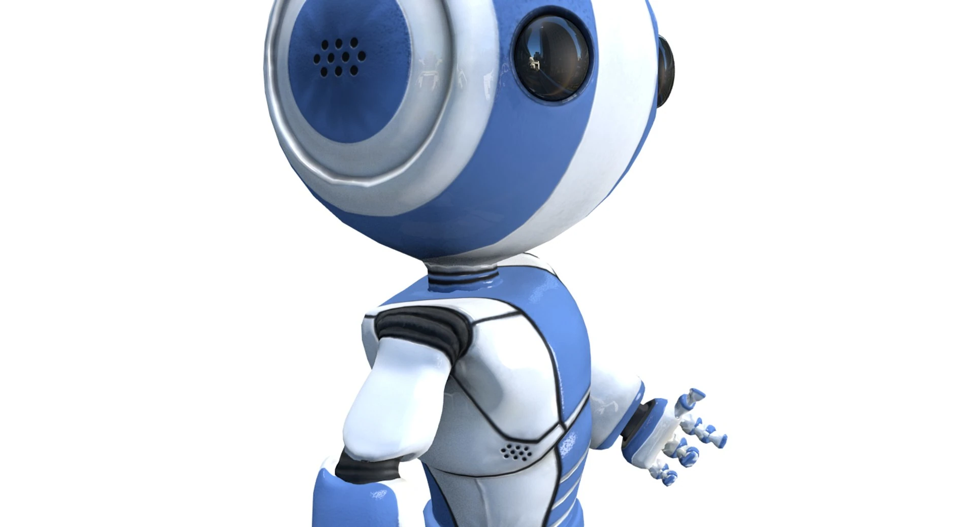 AO-Maru close-up render highlighting glossy textures and joint details