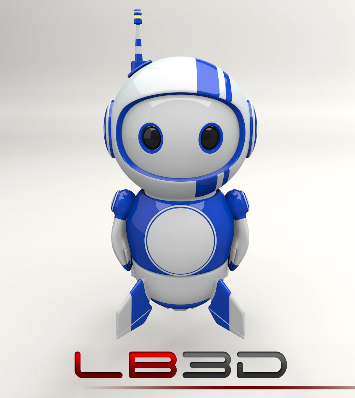 Blueberry Bot Legacy Series 3D Model by Leo Blanchette