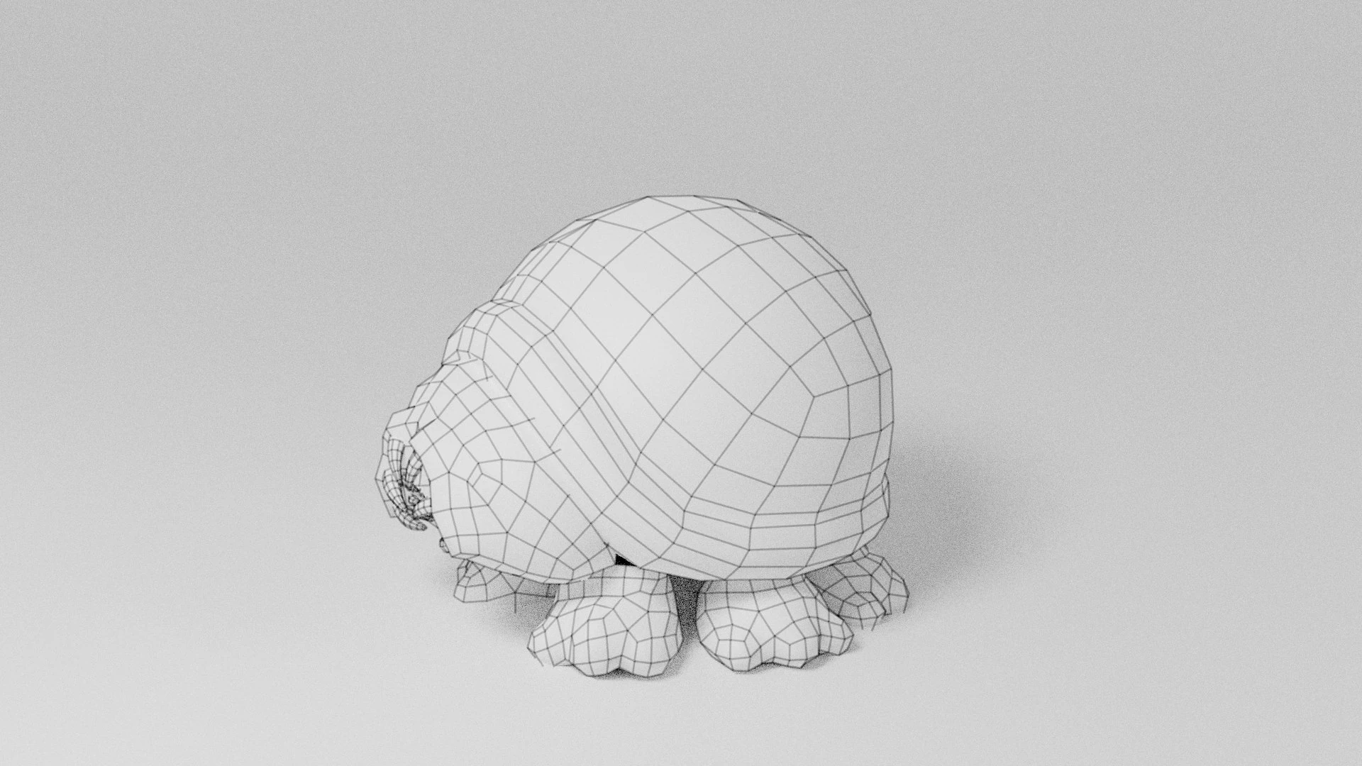 helmet bugs wireframe 3