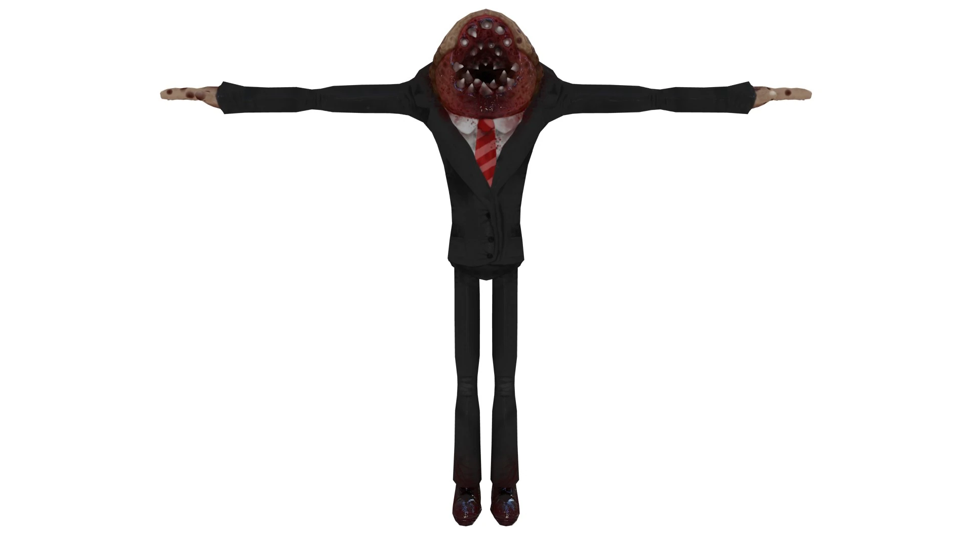 Professional Parasite front render with neutral pose and lighting