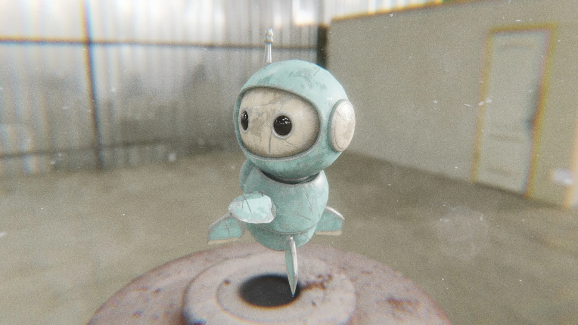 Retrobot Kitchen Appliance Version action pose with dynamic movement