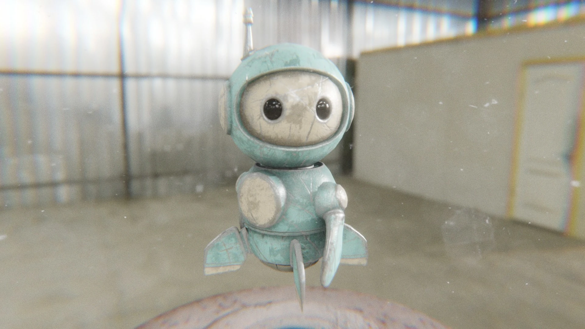 Retrobot Kitchen Appliance Version 360-degree render for portfolio display