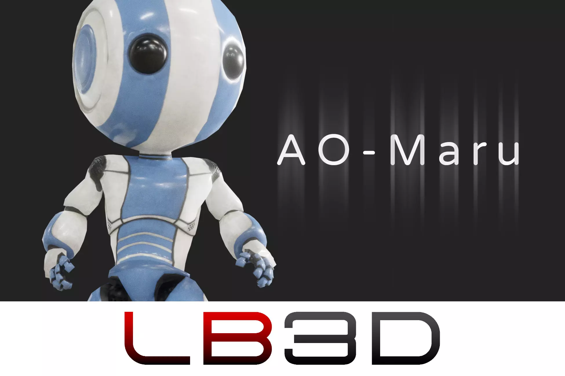 AO-Maru 3D Robot Avatar for Unity and VRChat