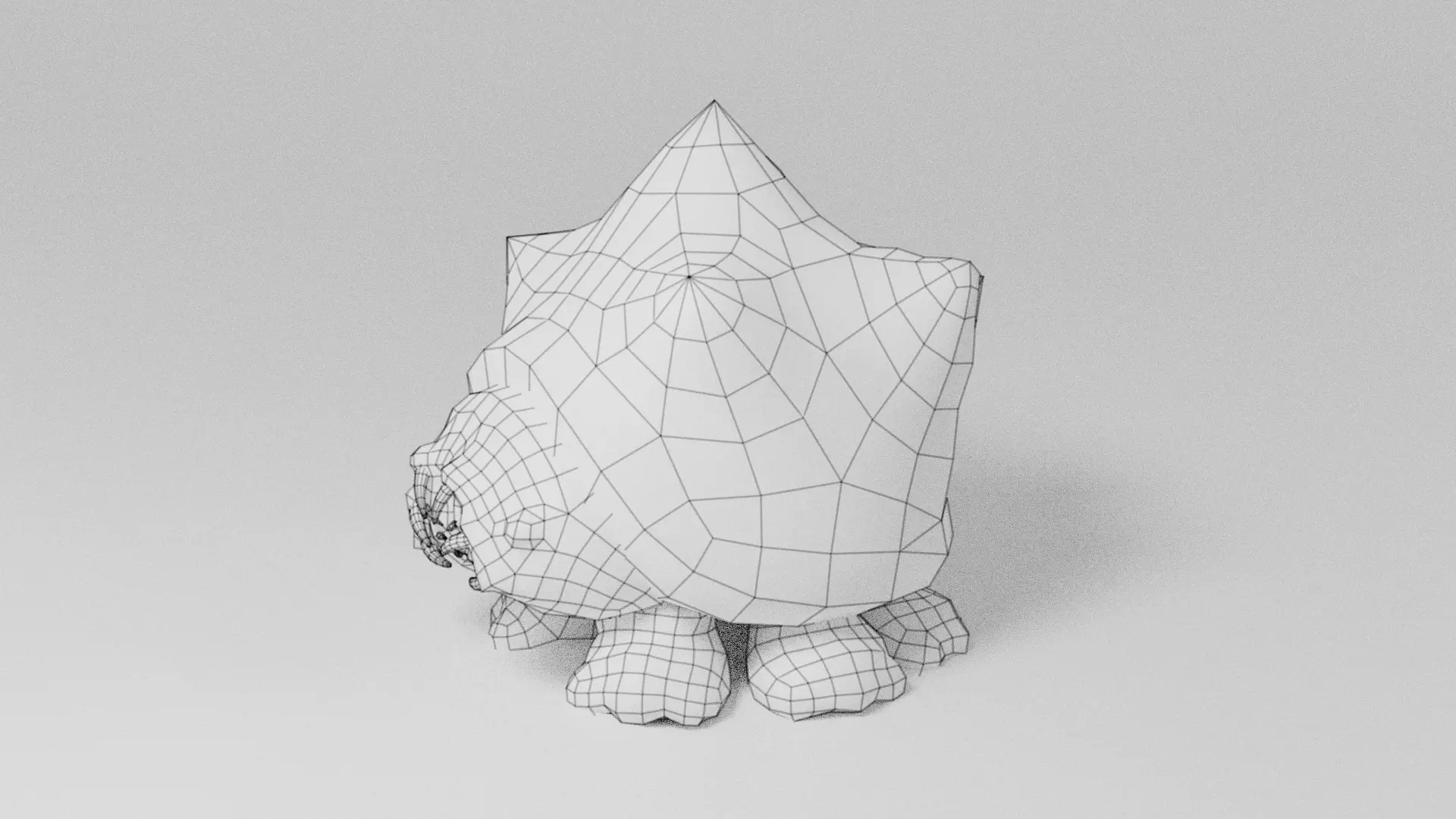 Helmet Bug Wireframe 2