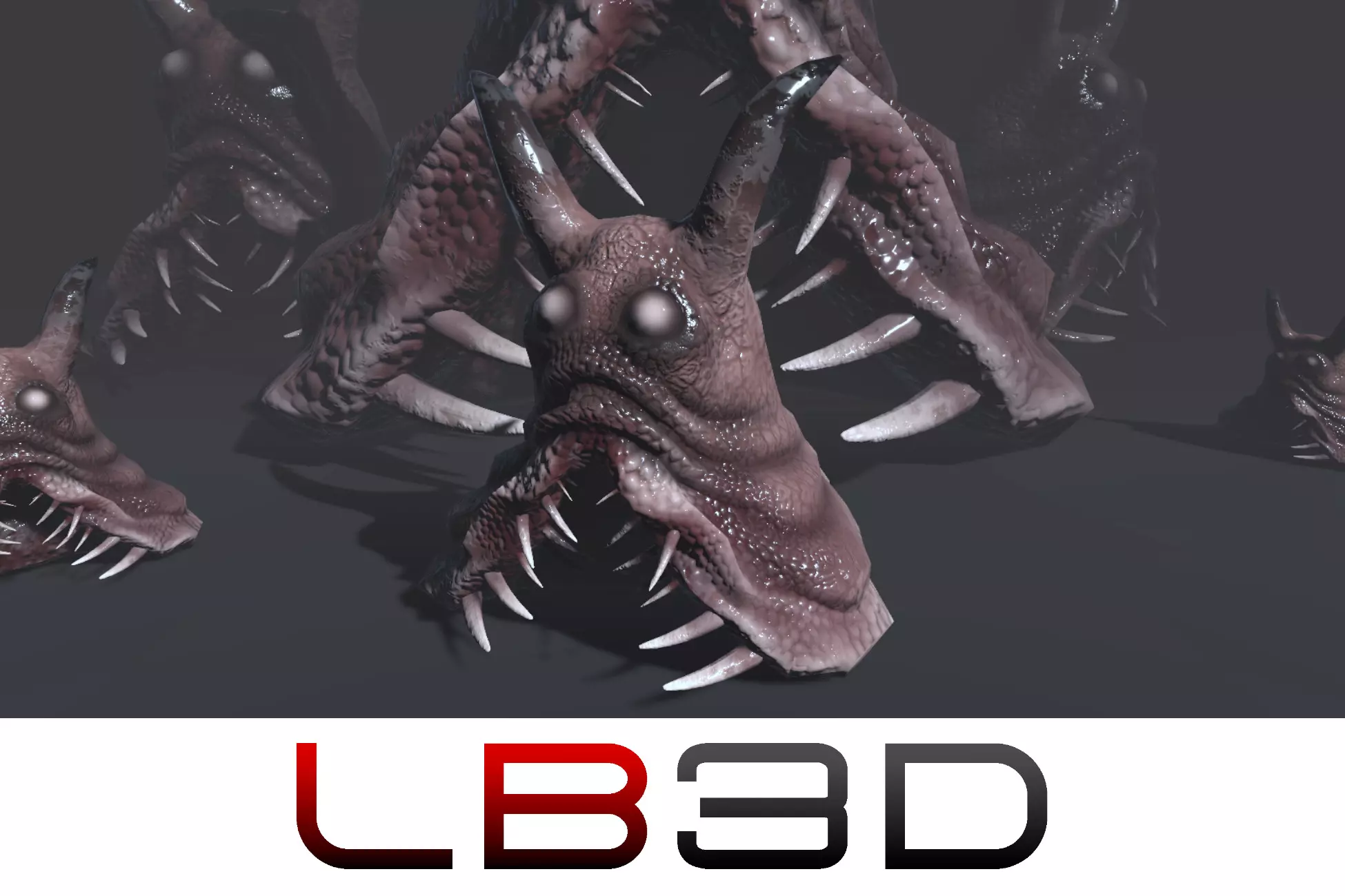 Sluggor the Slug Monster 3D model for Unity