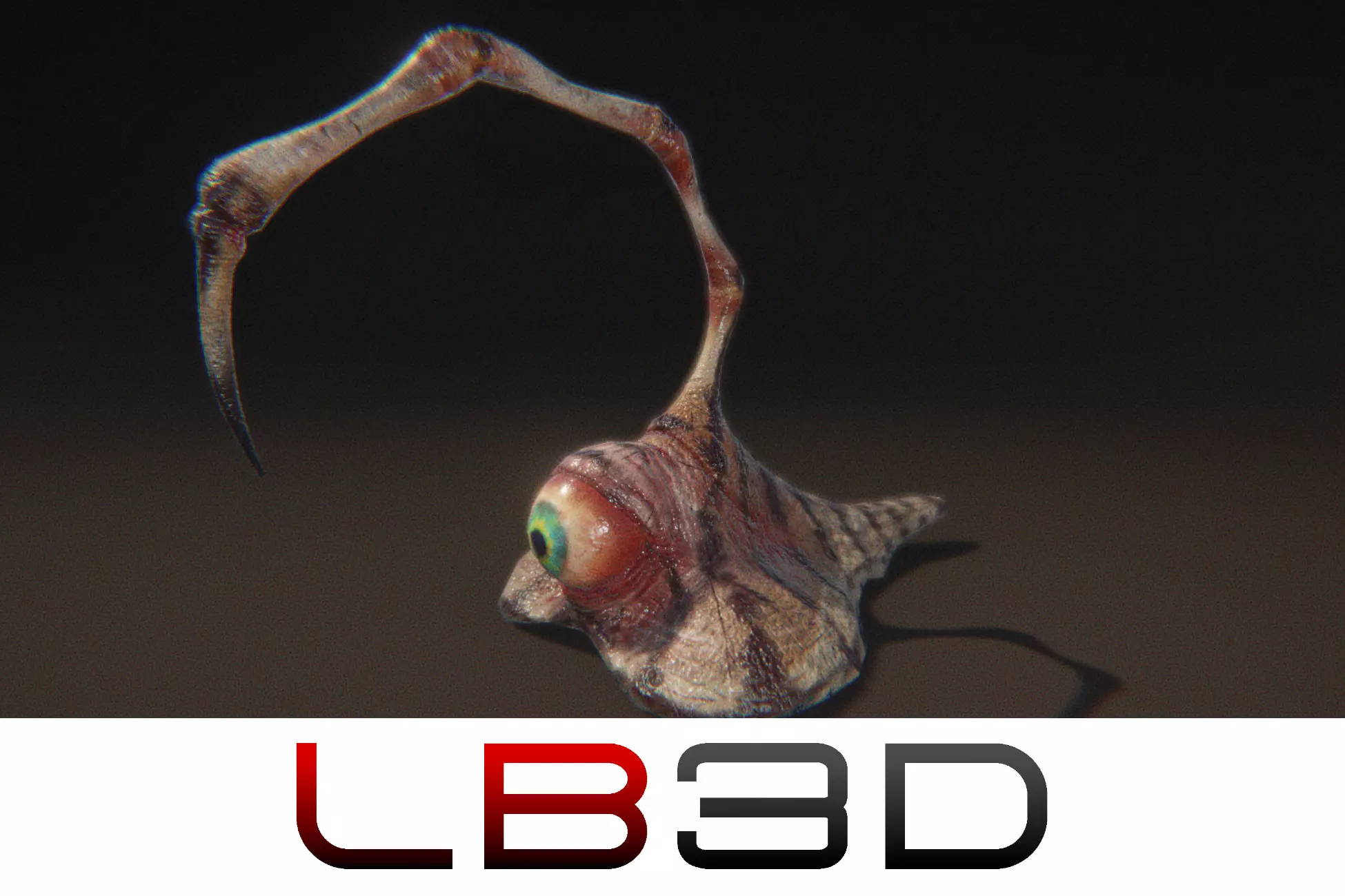 Stabber Eyeball Slug Monster for Unity