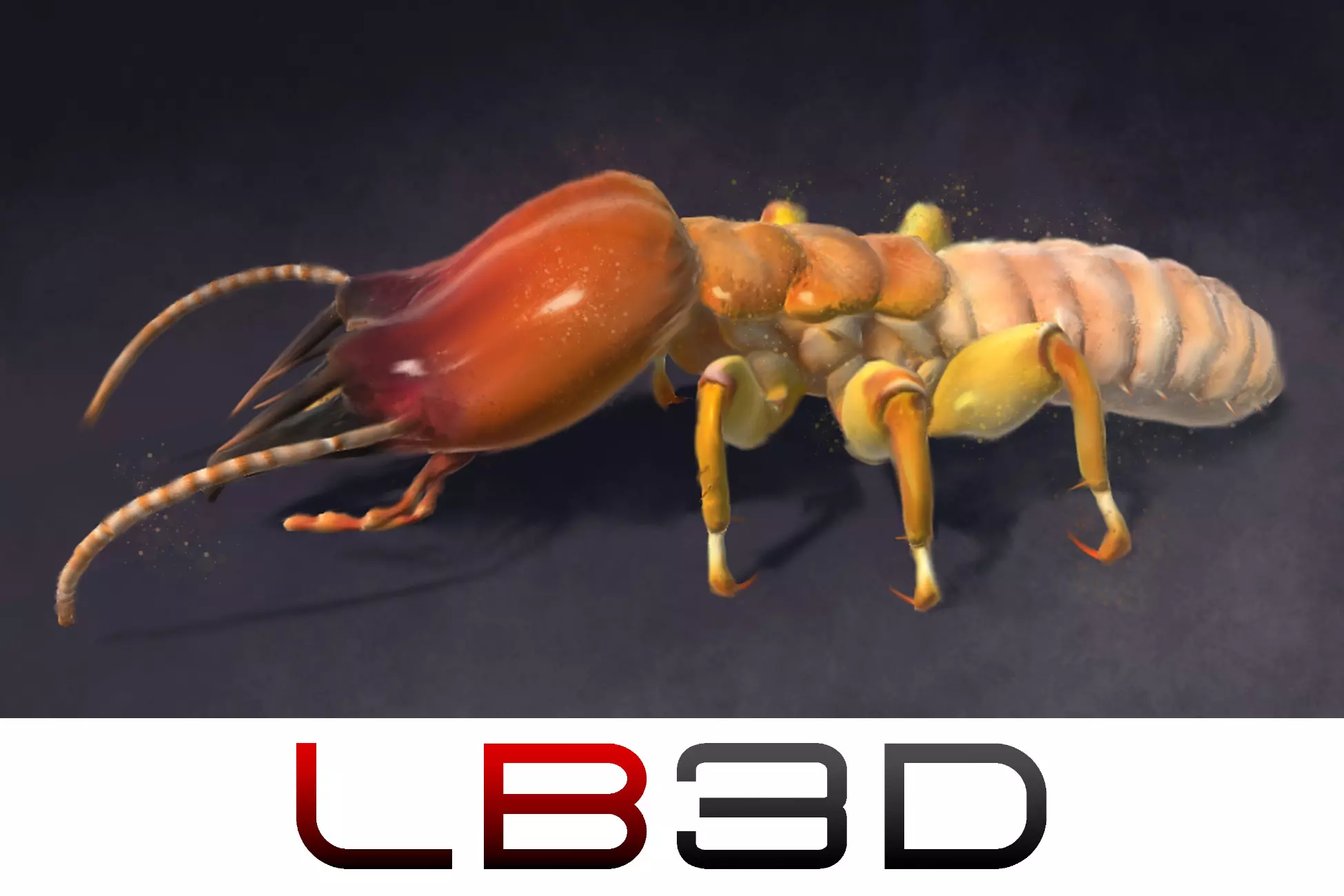 Termite Monster 3D model for Unity