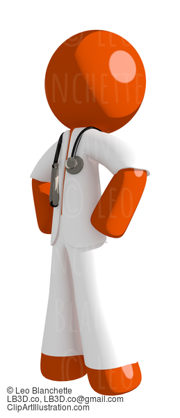 Orange Man Doctor Hero Stance #16208