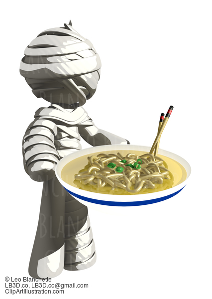 Mummy Or Personal Injury Concept With Noodles #16272