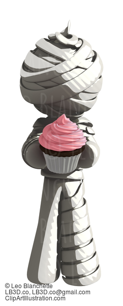 Mummy Or Personal Injury Concept Presenting A Cupcake To Viewer #16297