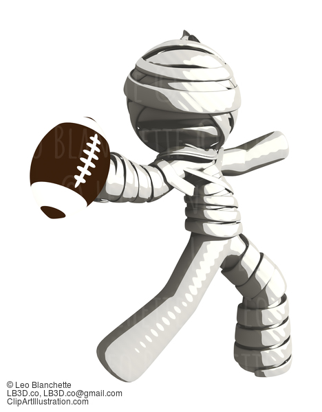 Mummy Or Personal Injury Concept Throwing A Football #16306