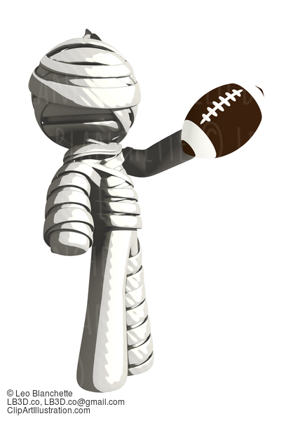 Mummy Or Personal Injury Concept Inspecting A Football #16341