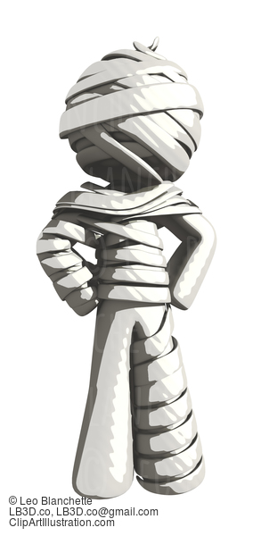 Mummy Or Personal Injury Concept With Hands On Hips #16351