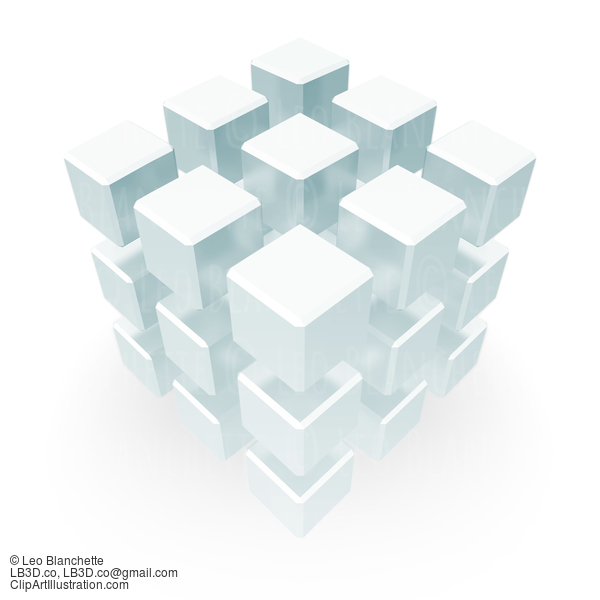 Abstract Cube Block Concept #23255