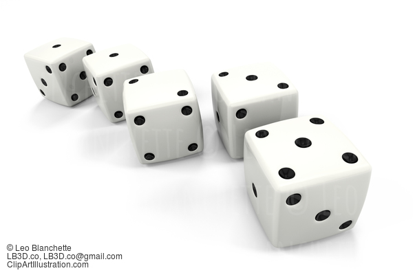 Dice In A Row In The Order Of Fibonacci Sequence #23268