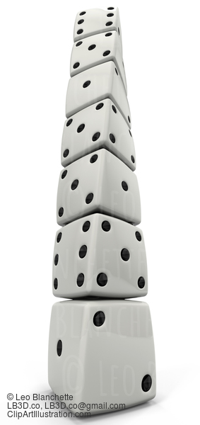 Tower Of Dice, Looking Up #23278