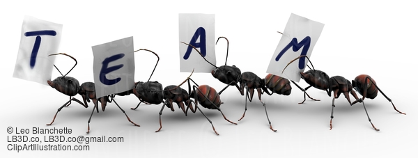 Four Ants Four Ants Team Work #23281