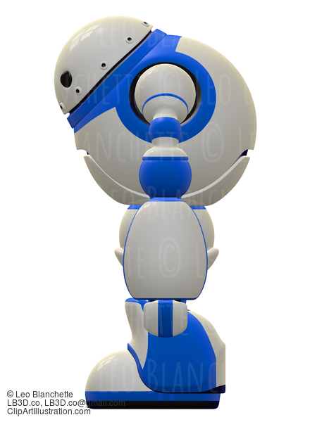 Software Security Robot Standing Side View #23532