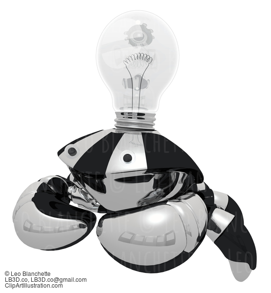 Idea Generator Robot With Light Bulb Classic Light Bulb #23383