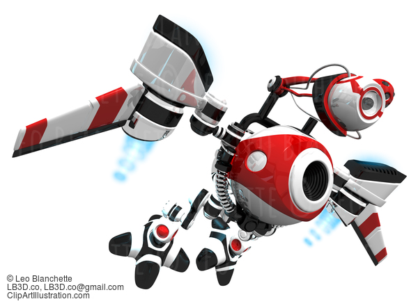 Spy Bot Or Webcrawler Flying To Next Inspection #23562