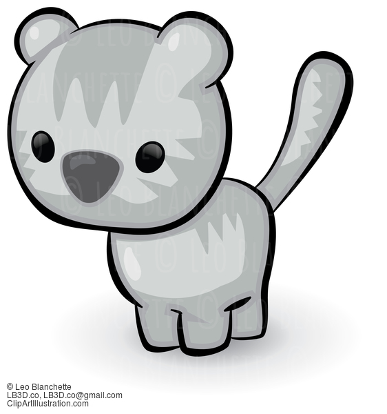 Cute Vector Kitten #23825