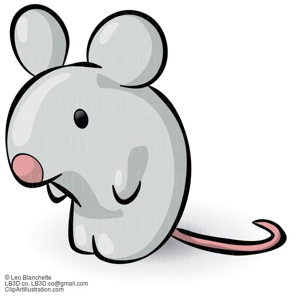 Cute Mouse Vector Illustration #23829