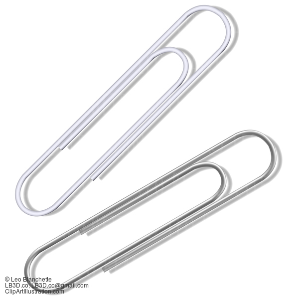 Vector Paper Clips #24392