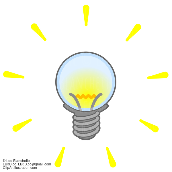 Light Bulb Illustration #24413