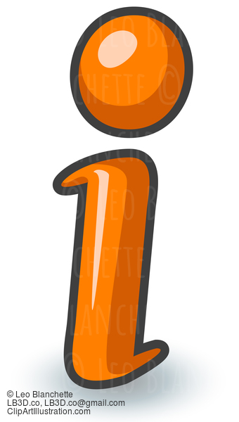 Orange Information Symbol #24418