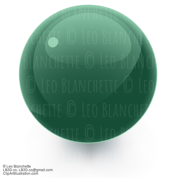 Green Glossy Icon Template Sphere #24492