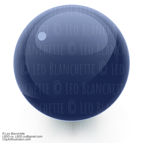 Glossy Blue Icon Template #24497