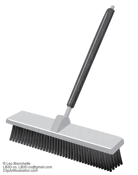 Push Broom Such As In A Warehouse #24500