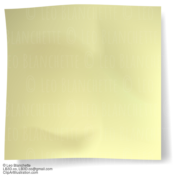 Yellow Note Paper #24505