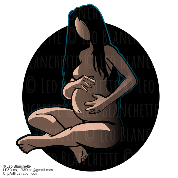 Pregnant Woman Illustration #24532