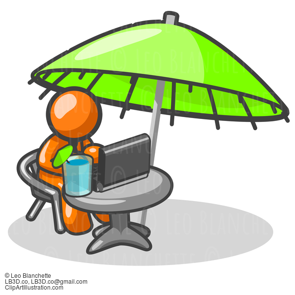 Orange Man Business Vacation #23901