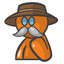 Orange Person Dr Livingstone Avatar