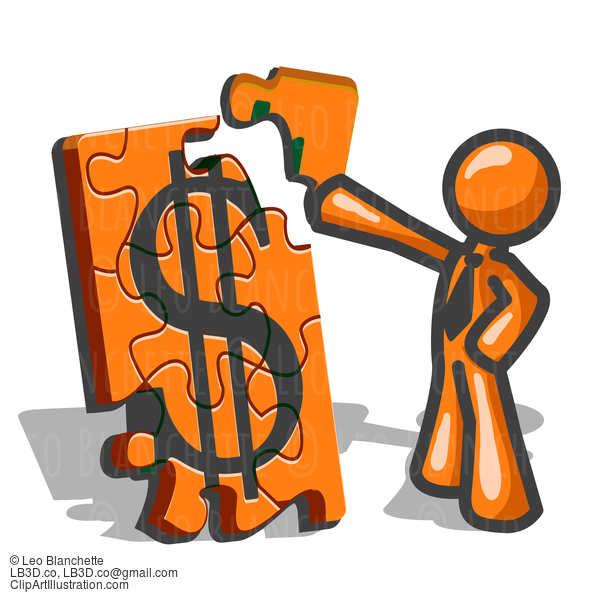 Orange Man Financial Puzzles #23977