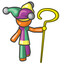 Orange Person Joker or Jester