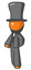 Orange Person Abraham Lincoln