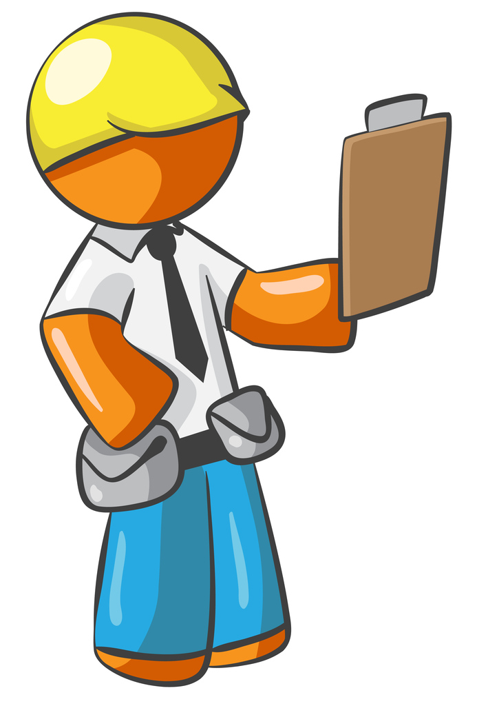 Orange Person Construction Supervisor