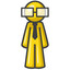Yellow Person Nerd with Glasses