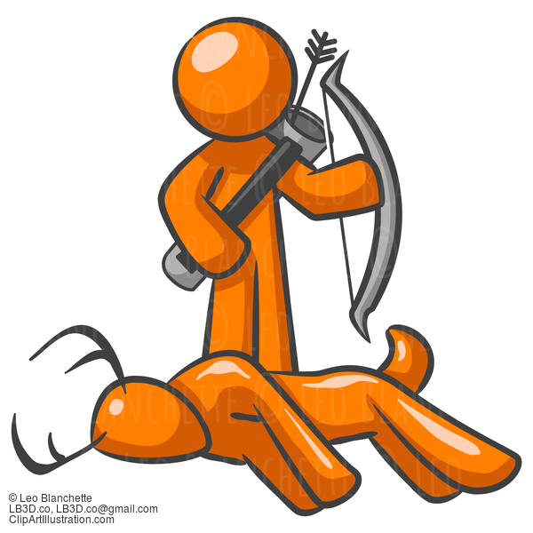 Orange Man Deer Hunter #24047