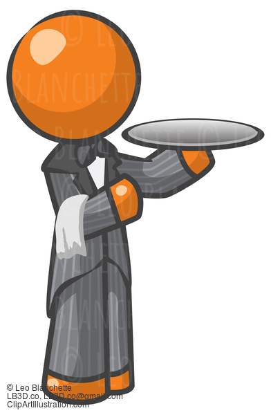 Orange Man Butler #24090