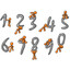 Orange Man Number set