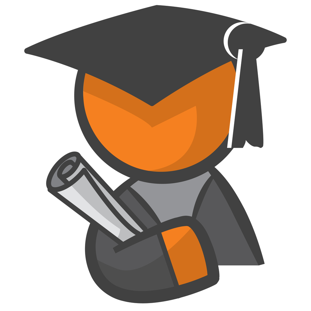 Orange Person Graduate