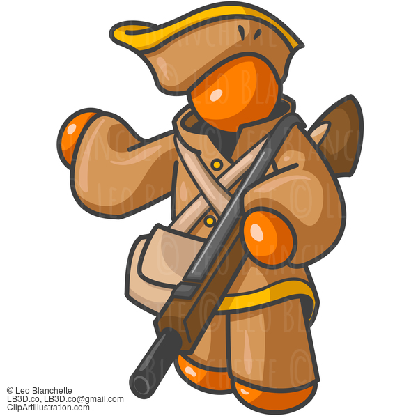 Orange Man Colonial Hunter #24126