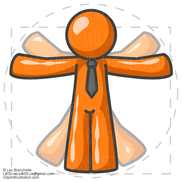 Orange Man Davinci #24134