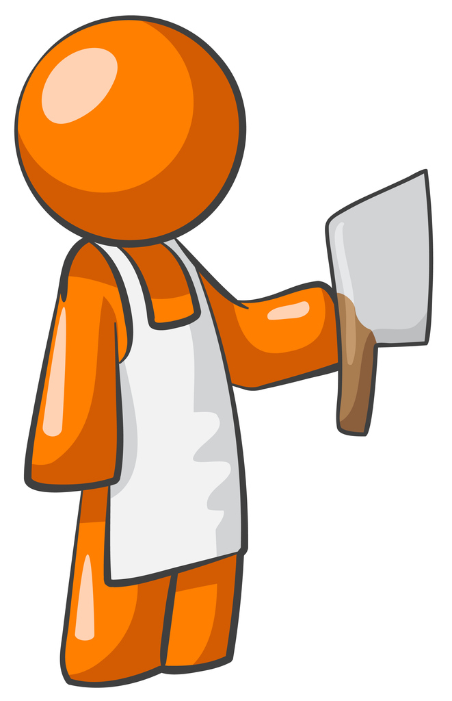 Orange Person Butcher