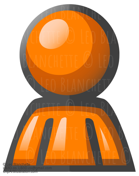 Orange Man Avatar Icon #24151